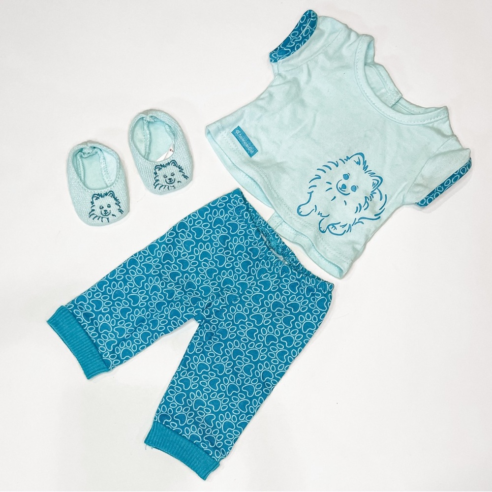 American Girl Pomeranian Pajamas for 18” Doll